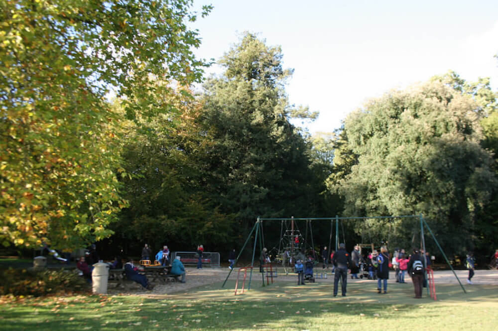The existing play area at Cotswold Wildlife Park