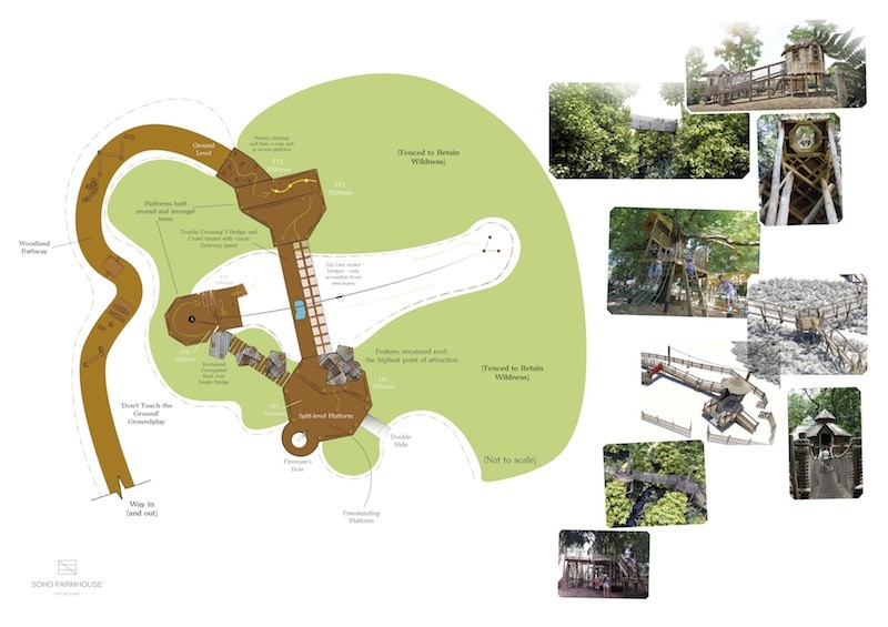 Initial layouts for the Soho Farmhouse development
