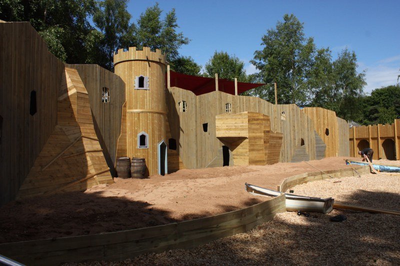 The finished project at smugglers cover-adventure play culzean castle