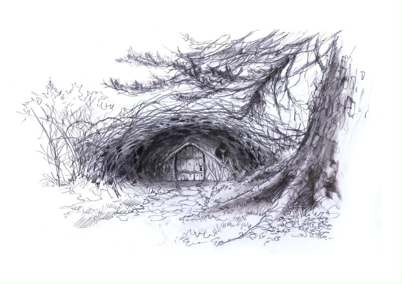 Fairy Door illustration for Slieve Gullion