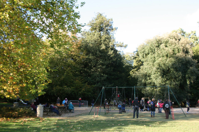 The existing play area at Cotswold Wildlife Park
