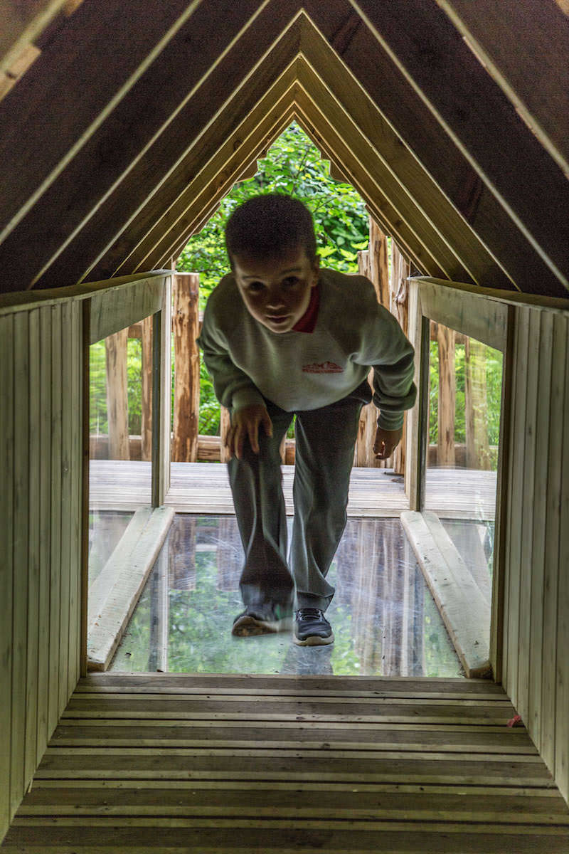rewarded with a climb through the tunnel bridge at Brodick Castle Isle Be Wild Adventure Play Arran