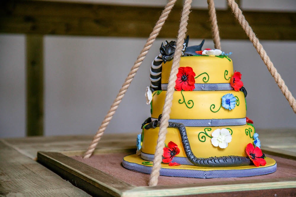 Birthday cake in the treehouse