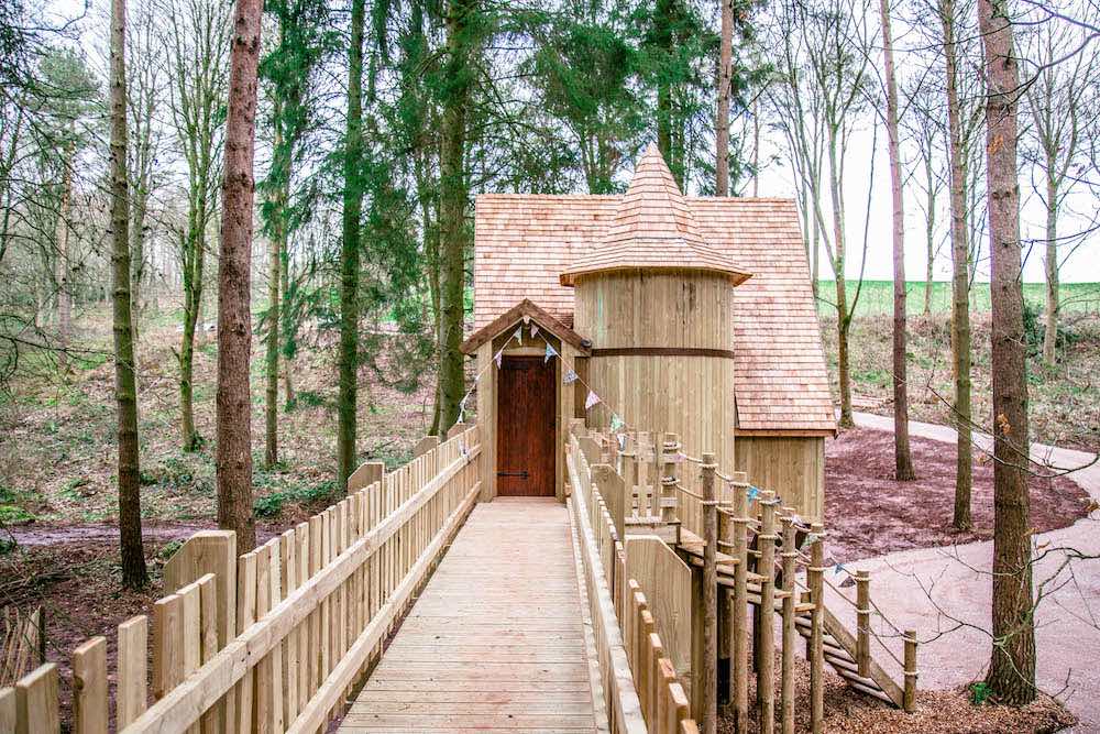 Walkway leading to Faraway Party Treehouse