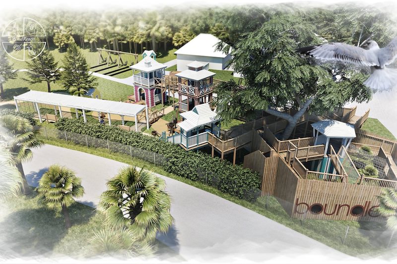 artists impression of the planned accessible play at Boundless