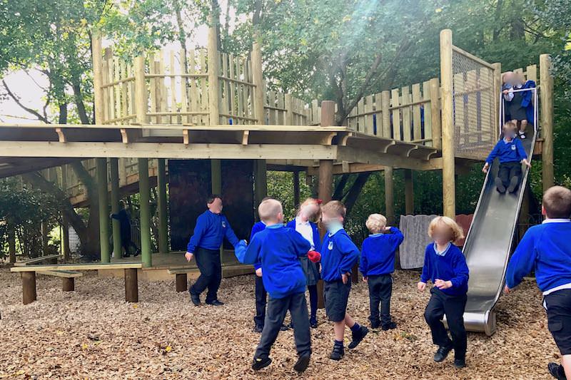 Poringland school Outdoor Adventure Play Lead image