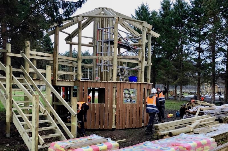 The start of the adventure work at Dalkeith