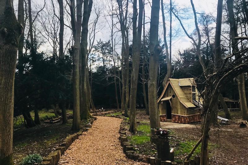 The new Elf House within the fairy and Elf Walk at Audley End Miniature Railway