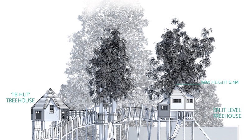 Treehouse Accommodation illustration