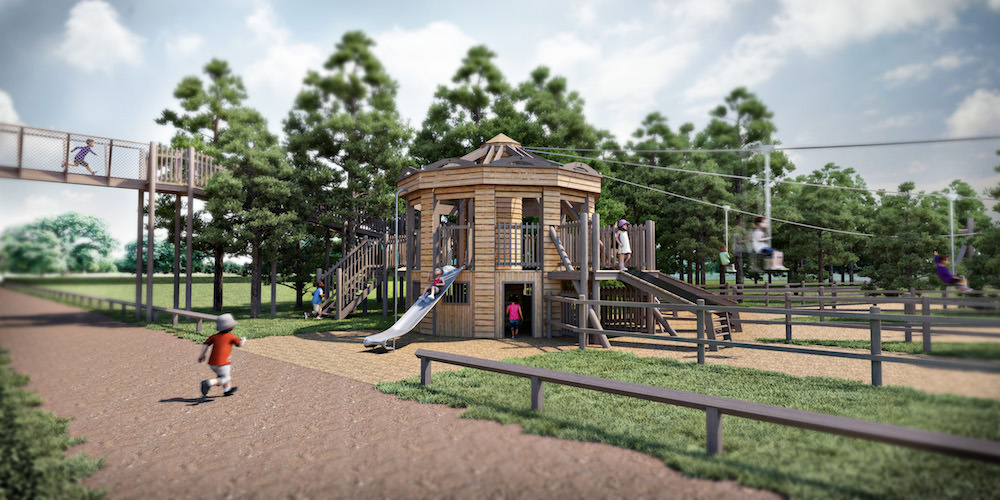 Dalkeith Fort Douglas Orangerie Zip Hub illustration