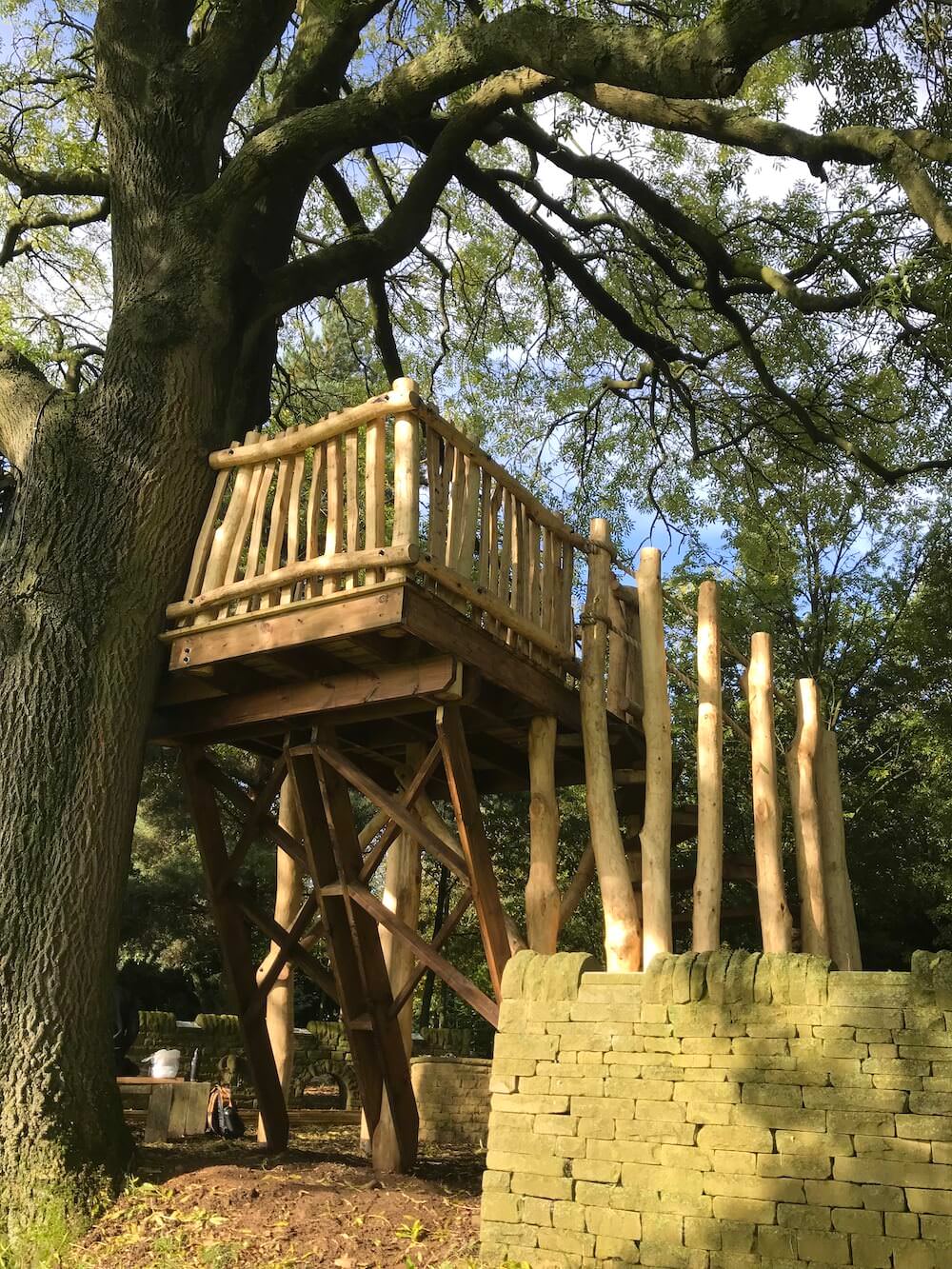 Fountains Abbey Tree Deck by CAP.Co Creating Adventurous Places